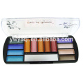 12Colors glänzende Lidschatten Container Make-up Lidschatten